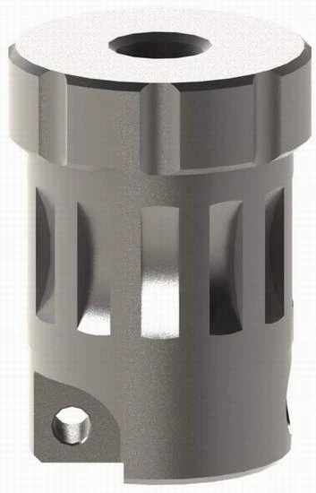 Detail of an IPD cobalt-chromium base with vertical section