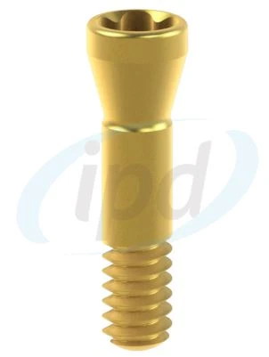 IPD TPA fixation screw for angulated screw channels in bone-level solutions
