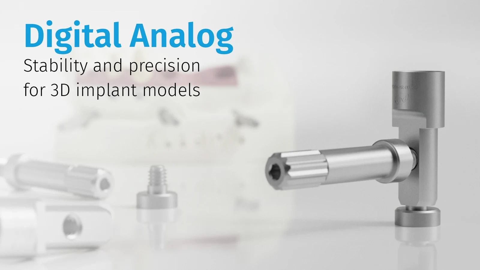 Digitální analog IPD – stabilita a přesnost pro 3D implantologické modely