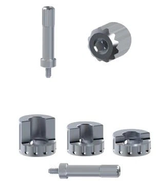IPD guide tool for occlusal shortening of a Ti-base to 3.5 mm