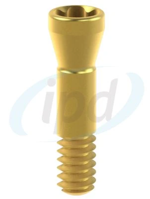 IPD TPA fixation screw for an angulated screw channel